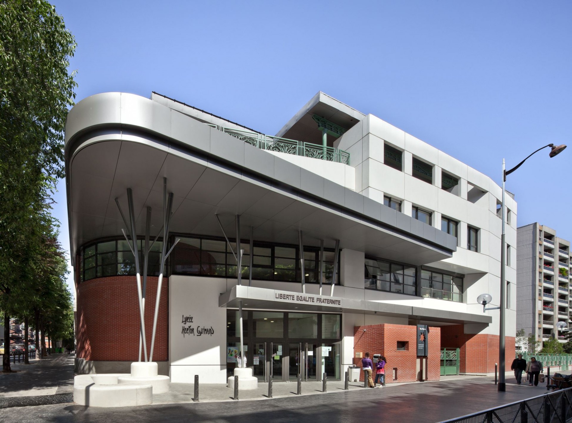 Restructuration du Lycée Hector Guimard, Paris 19ème